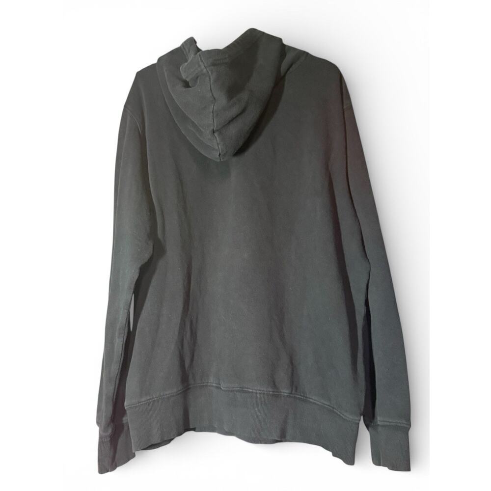 The North Face Men's Black Pullover Hoodie L Hooded Kangaroo Pocket Graphic - Picture 4 of 4
